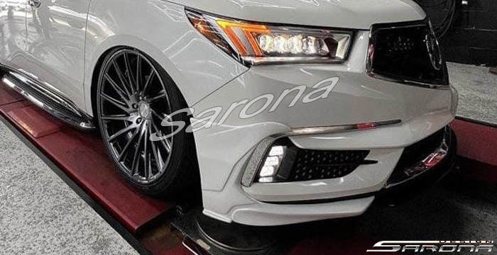 Custom Acura MDX  SUV/SAV/Crossover Front Lip/Splitter (2017 - 2020) - $850.00 (Part #AC-026-FA)